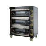 HTC-60Q Fashion Black Titanium Gas Oven (Computer Panel)