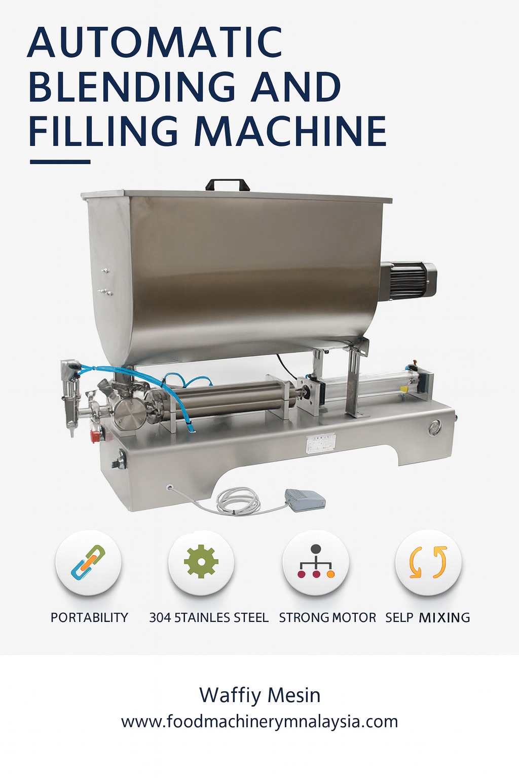 AUTOMATIC BLENDING & FILLING MACHINE 1000ML - Image 3