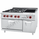 ASGH-999A 4-Burner Gas Range & Charbrolier & Oven